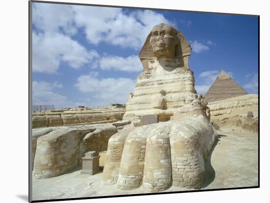 The Sphinx, Giza, Unesco World Heritage Site, Cairo, Egypt, North Africa, Africa-Adam Woolfitt-Mounted Photographic Print