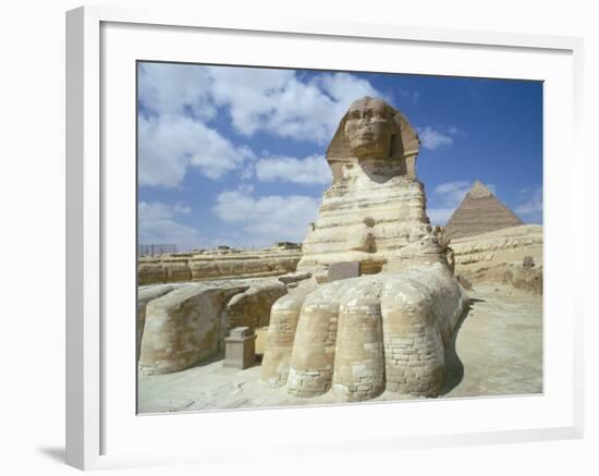 The Sphinx, Giza, Unesco World Heritage Site, Cairo, Egypt, North Africa, Africa-Adam Woolfitt-Framed Photographic Print
