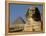 The Sphinx with 4th Dynasty Pharaoh Menkaure's Pyramid, Giza, Egypt-Kenneth Garrett-Framed Premier Image Canvas