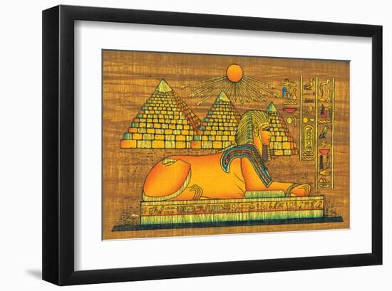 The Sphinx-null-Framed Art Print