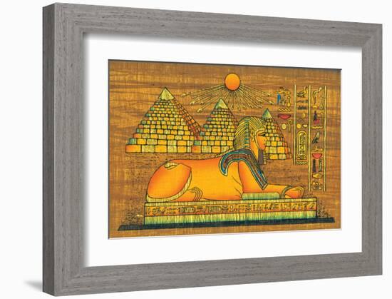 The Sphinx-null-Framed Art Print