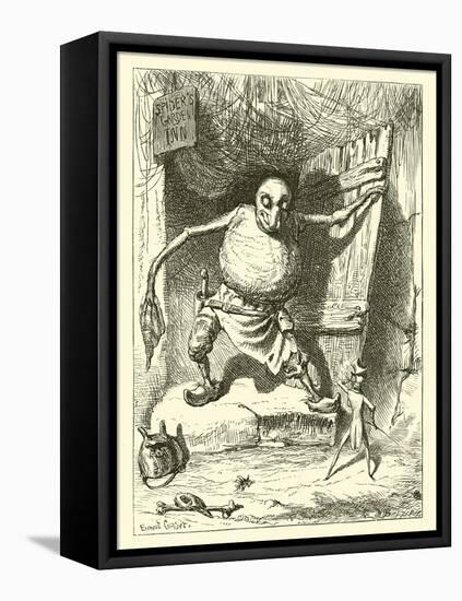 The Spider and the Fly-Ernest Henry Griset-Framed Premier Image Canvas