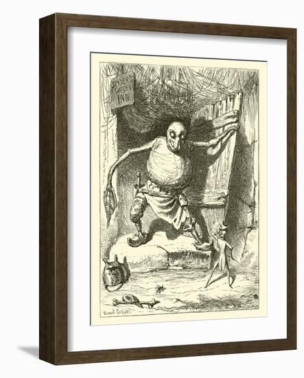 The Spider and the Fly-Ernest Henry Griset-Framed Giclee Print