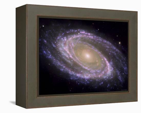 The Spiral Galaxy Known as Messier 81-Stocktrek Images-Framed Premier Image Canvas