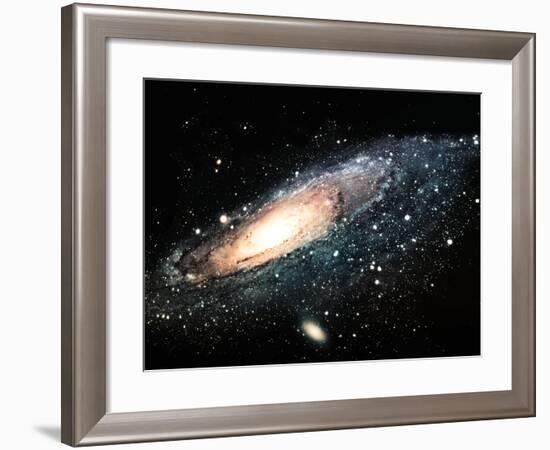 The Spiral Galaxy-njaj-Framed Art Print