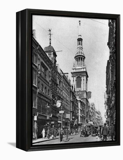 The Spire of Bow Church, London, 1926-1927-McLeish-Framed Premier Image Canvas