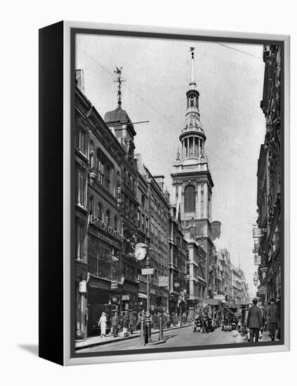 The Spire of Bow Church, London, 1926-1927-McLeish-Framed Premier Image Canvas