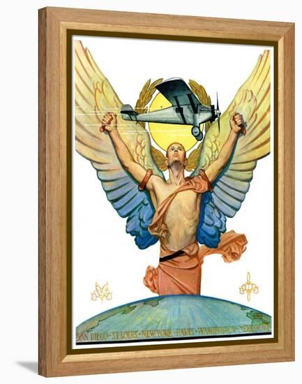 "The Spirit of Aviation,"May 12, 1928-Edgar Franklin Wittmack-Framed Premier Image Canvas