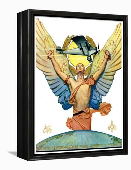 "The Spirit of Aviation,"May 12, 1928-Edgar Franklin Wittmack-Framed Premier Image Canvas