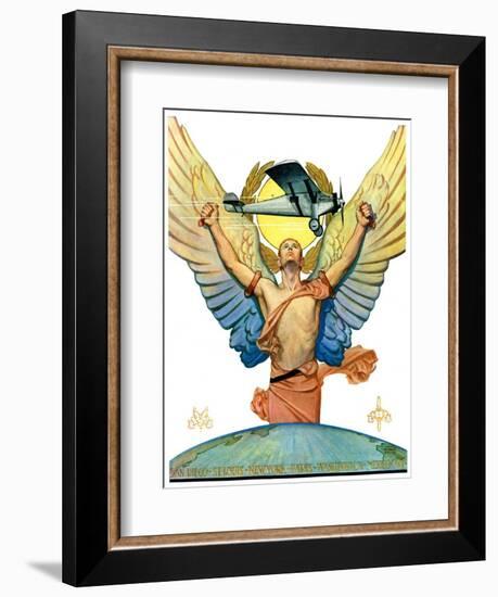 "The Spirit of Aviation,"May 12, 1928-Edgar Franklin Wittmack-Framed Giclee Print