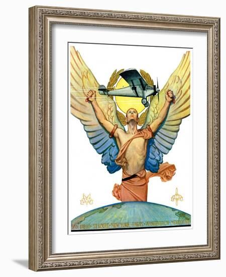 "The Spirit of Aviation,"May 12, 1928-Edgar Franklin Wittmack-Framed Giclee Print