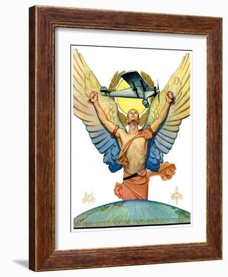 "The Spirit of Aviation,"May 12, 1928-Edgar Franklin Wittmack-Framed Giclee Print