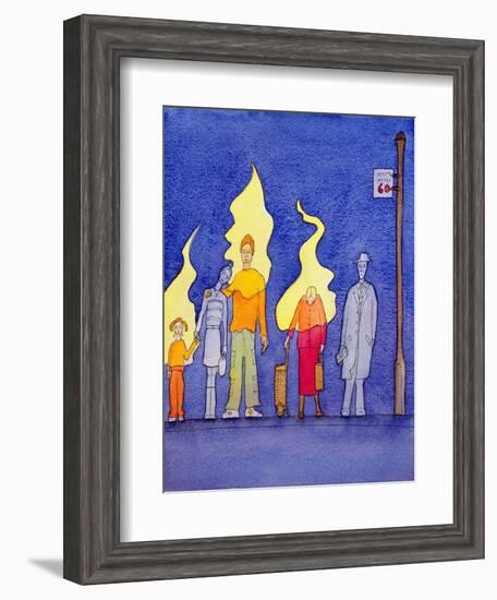 The Spirit of Christ Lives Within Those Who Accept Him with Faith and Love, 2004-Elizabeth Wang-Framed Giclee Print