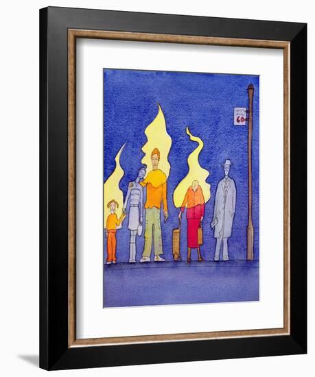 The Spirit of Christ Lives Within Those Who Accept Him with Faith and Love, 2004-Elizabeth Wang-Framed Giclee Print