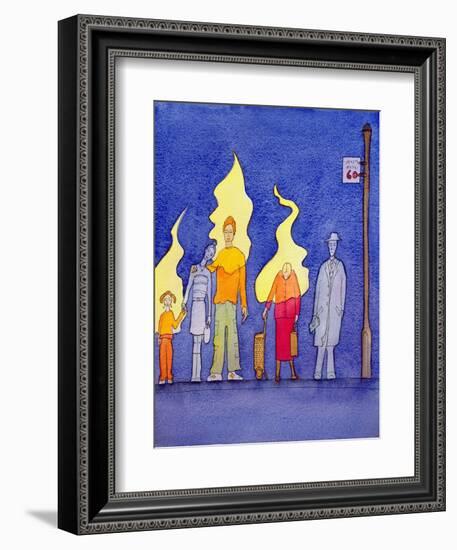 The Spirit of Christ Lives Within Those Who Accept Him with Faith and Love, 2004-Elizabeth Wang-Framed Giclee Print