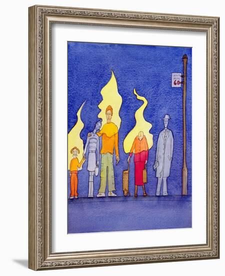 The Spirit of Christ Lives Within Those Who Accept Him with Faith and Love, 2004-Elizabeth Wang-Framed Giclee Print