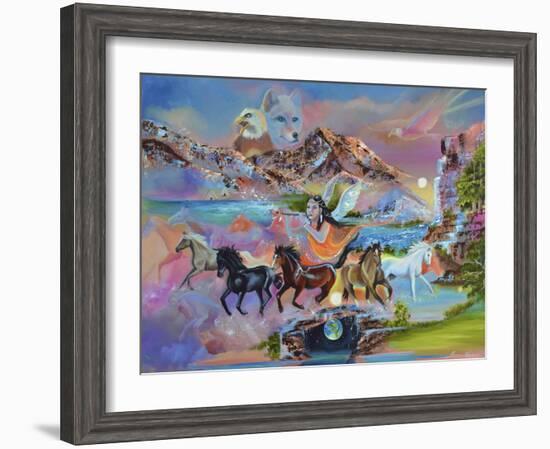 The Spirit of the Horse-Sue Clyne-Framed Giclee Print