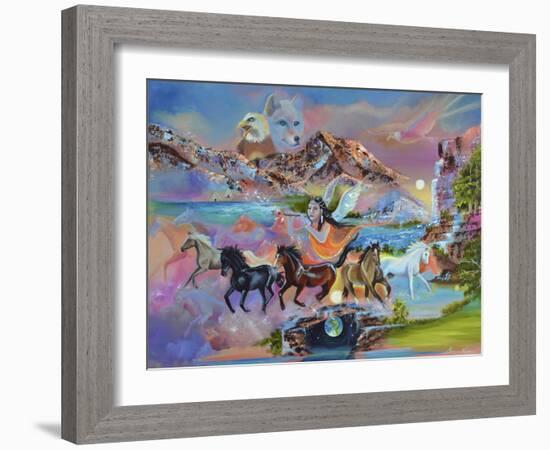 The Spirit of the Horse-Sue Clyne-Framed Giclee Print