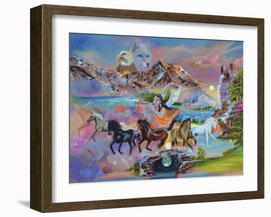 The Spirit of the Horse-Sue Clyne-Framed Giclee Print