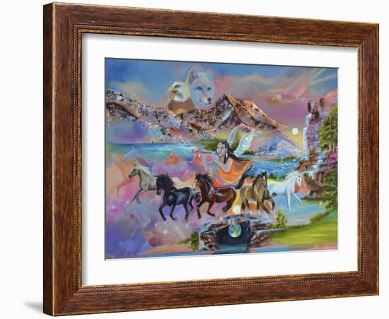 The Spirit of the Horse-Sue Clyne-Framed Giclee Print