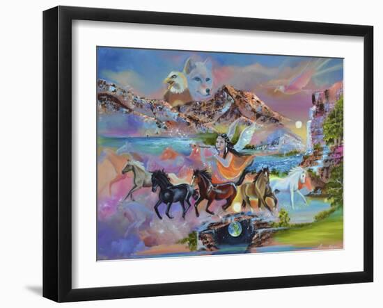 The Spirit of the Horse-Sue Clyne-Framed Giclee Print