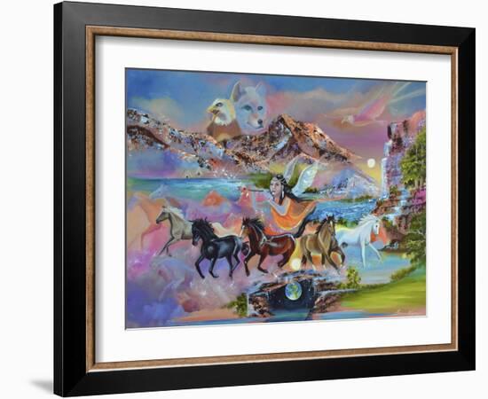 The Spirit of the Horse-Sue Clyne-Framed Giclee Print