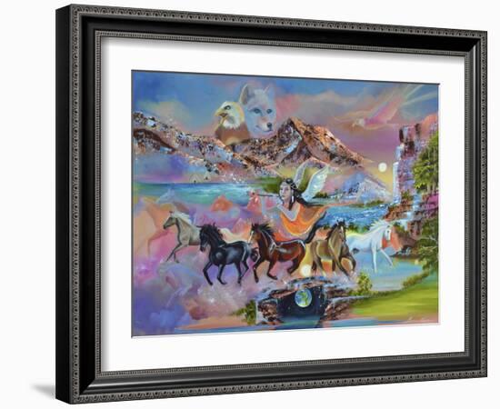 The Spirit of the Horse-Sue Clyne-Framed Giclee Print