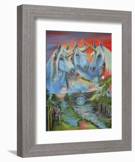 The Spirit of the Unicorn-Sue Clyne-Framed Giclee Print