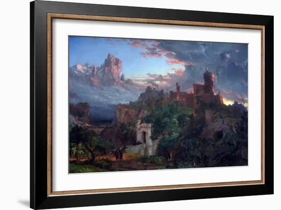 The Spirit Of War-Jasper Francis Cropsey-Framed Art Print