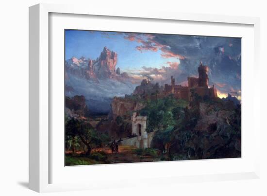 The Spirit Of War-Jasper Francis Cropsey-Framed Art Print