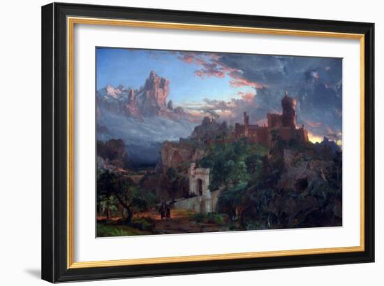 The Spirit Of War-Jasper Francis Cropsey-Framed Art Print