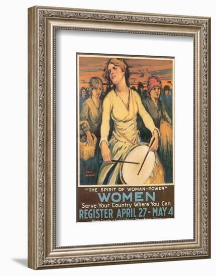 The Spirit Of Woman-Power-Paul Honore-Framed Art Print