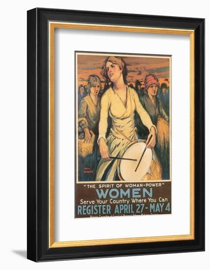 The Spirit Of Woman-Power-Paul Honore-Framed Art Print