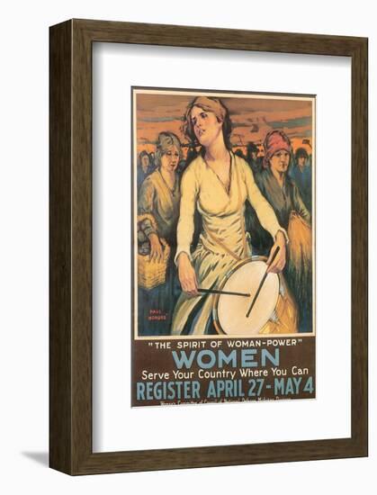 The Spirit Of Woman-Power-Paul Honore-Framed Art Print