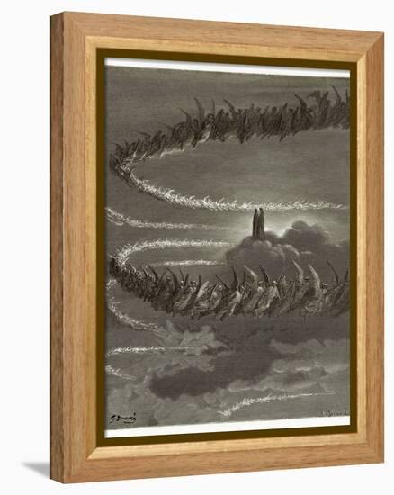 The Spirits in Jupiter-Gustave Doré-Framed Premier Image Canvas