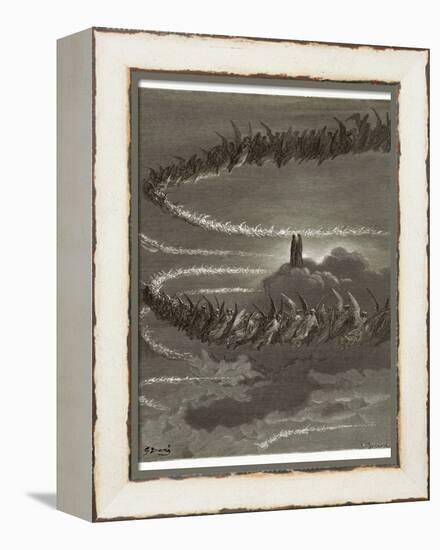 The Spirits in Jupiter-Gustave Doré-Framed Premier Image Canvas