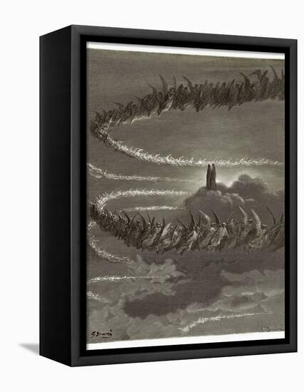 The Spirits in Jupiter-Gustave Doré-Framed Premier Image Canvas