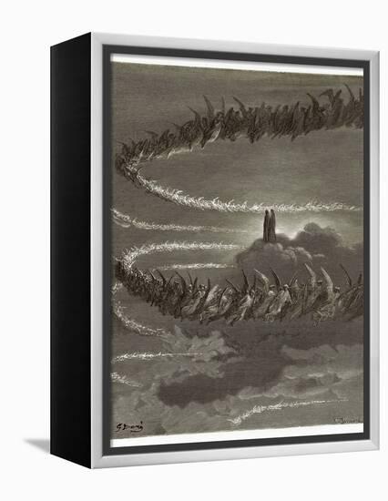 The Spirits in Jupiter-Gustave Doré-Framed Premier Image Canvas