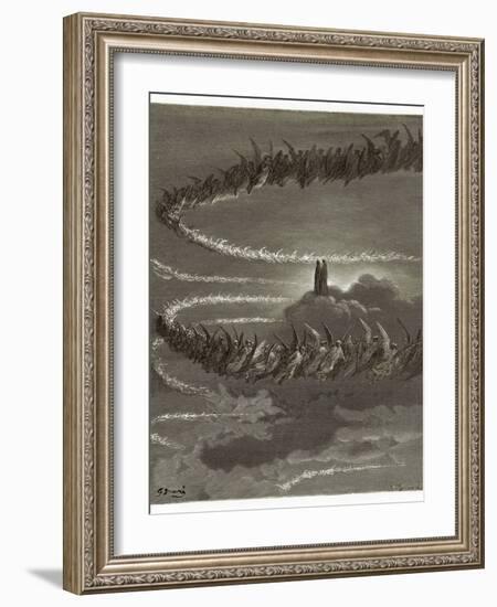 The Spirits in Jupiter-Gustave Doré-Framed Giclee Print