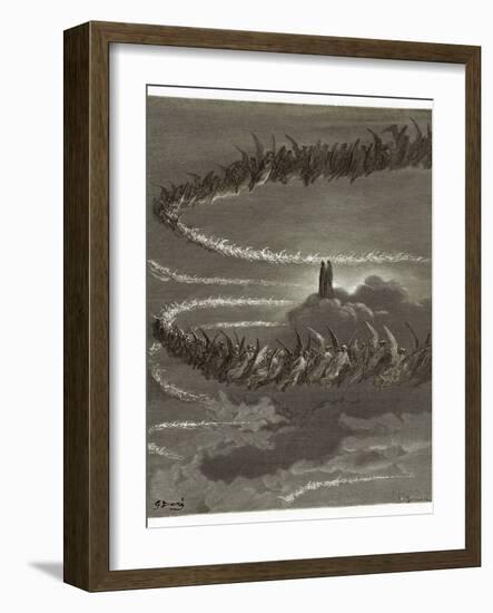 The Spirits in Jupiter-Gustave Doré-Framed Giclee Print