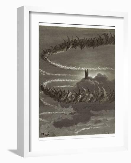 The Spirits in Jupiter-Gustave Doré-Framed Giclee Print