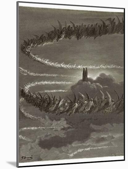 The Spirits in Jupiter-Gustave Doré-Mounted Giclee Print