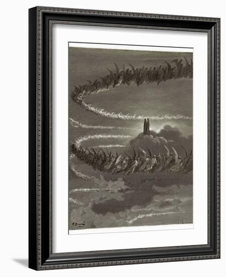 The Spirits in Jupiter-Gustave Doré-Framed Giclee Print