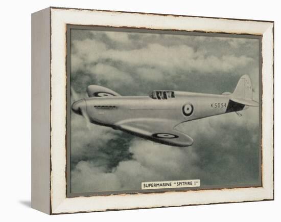 The "Spitfire" as It Appears at the Outbreak of World War Two a Magnificent Machine-null-Framed Premier Image Canvas