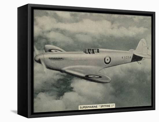 The "Spitfire" as It Appears at the Outbreak of World War Two a Magnificent Machine-null-Framed Premier Image Canvas