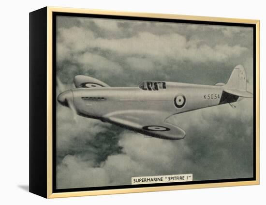 The "Spitfire" as It Appears at the Outbreak of World War Two a Magnificent Machine-null-Framed Premier Image Canvas