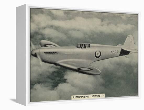The "Spitfire" as It Appears at the Outbreak of World War Two a Magnificent Machine-null-Framed Premier Image Canvas
