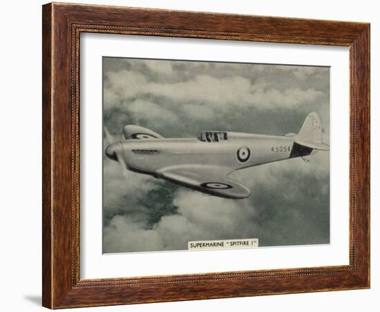 The "Spitfire" as It Appears at the Outbreak of World War Two a Magnificent Machine-null-Framed Photographic Print