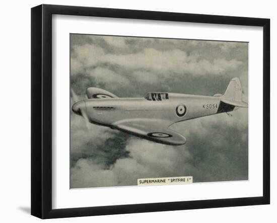 The "Spitfire" as It Appears at the Outbreak of World War Two a Magnificent Machine-null-Framed Photographic Print