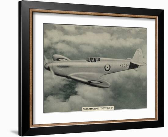 The "Spitfire" as It Appears at the Outbreak of World War Two a Magnificent Machine-null-Framed Photographic Print